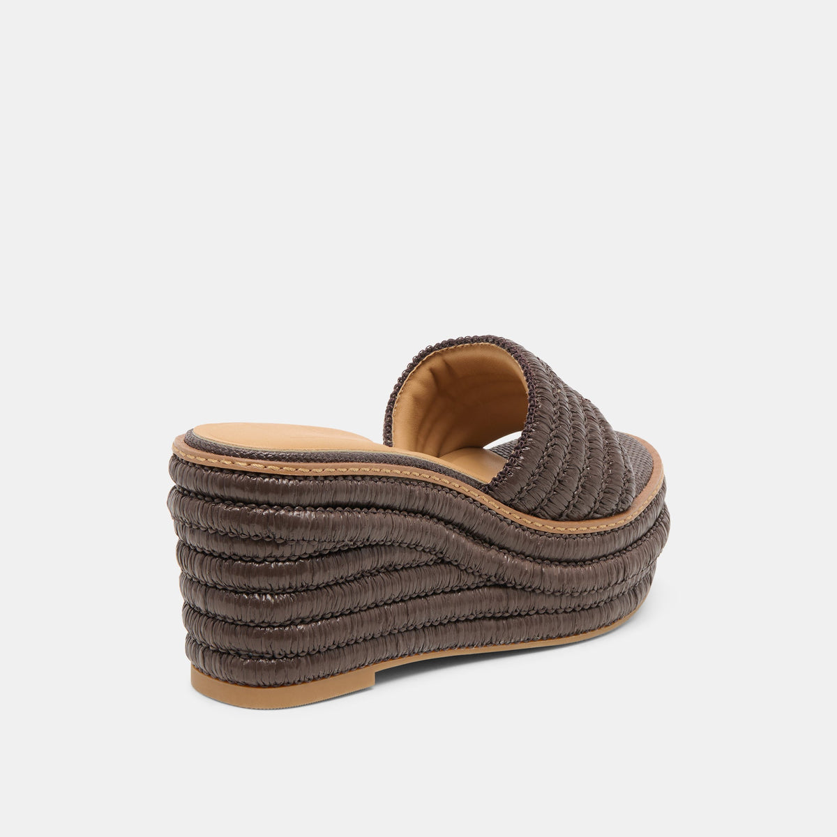 Throne Chocolate Raffia Wedges | Dolce Vita