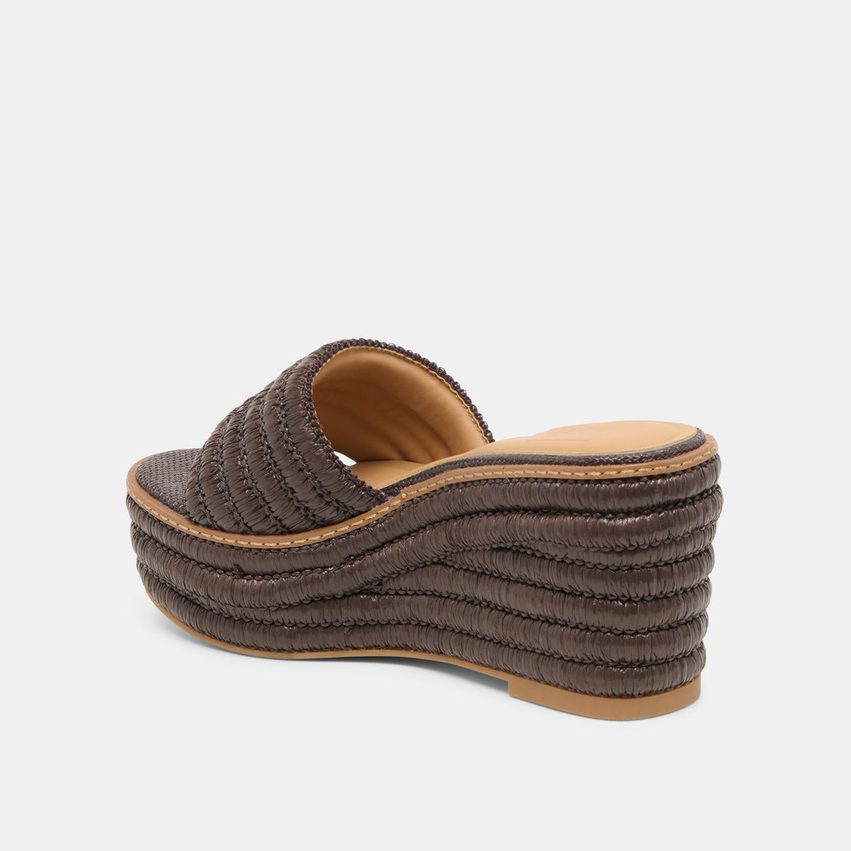 Throne Chocolate Raffia Wedges | Dolce Vita