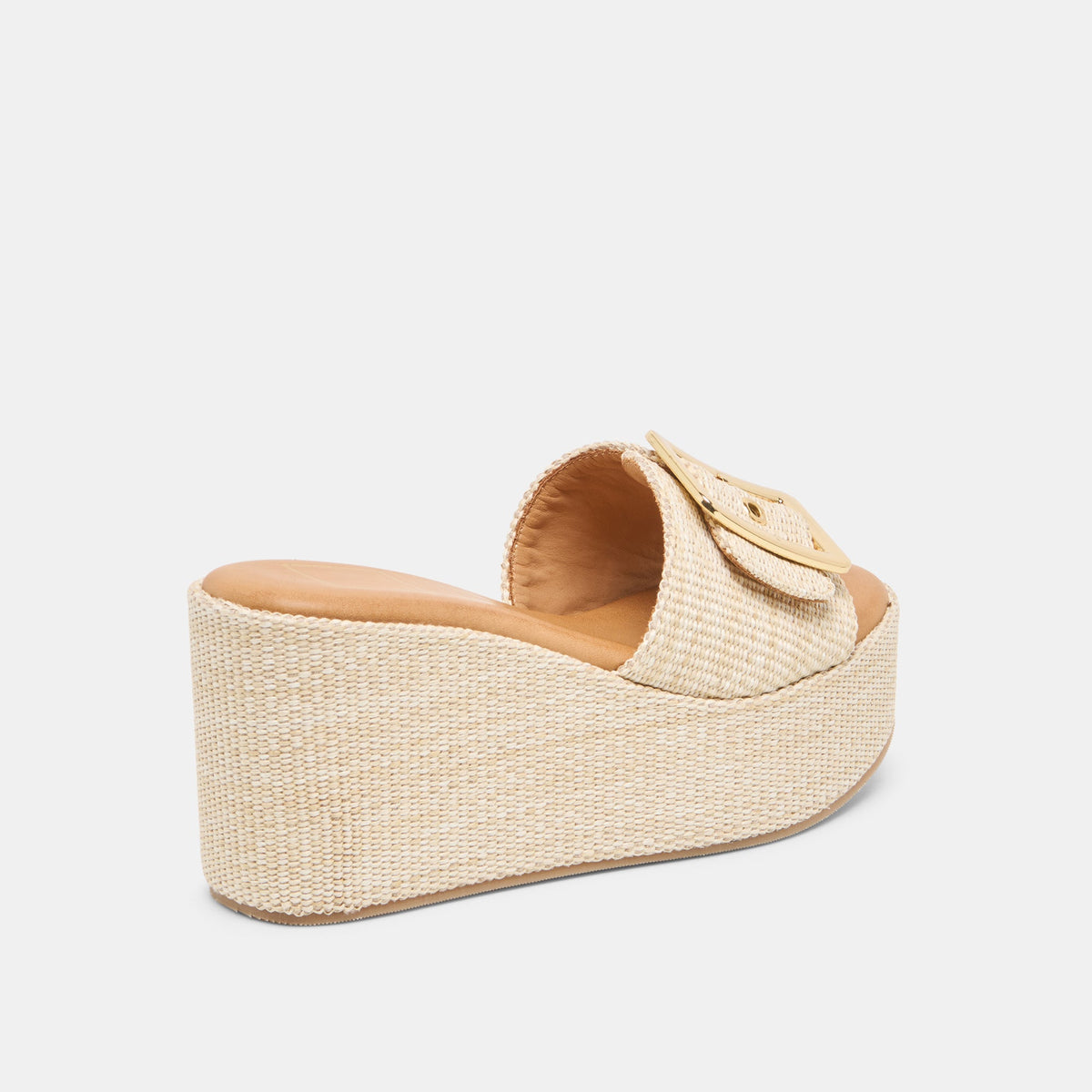 Jilian Lt Natural Raffia Wedges | Dolce Vita