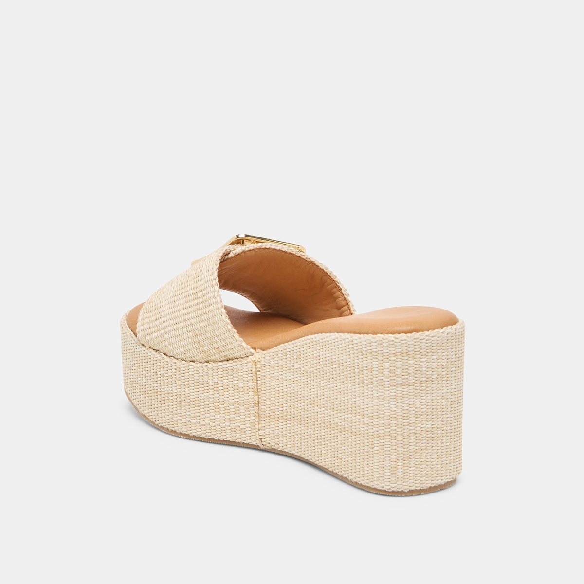 Jilian Lt Natural Raffia Wedges | Dolce Vita