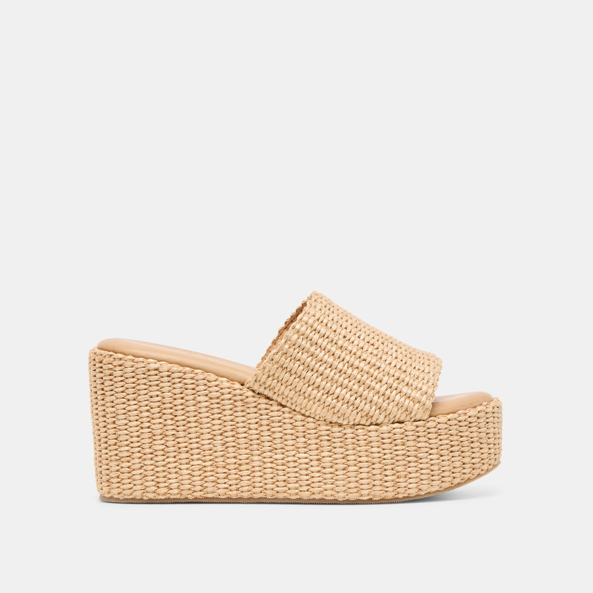 Joclyn Lt Natural Raffia Wedges | Dolce Vita