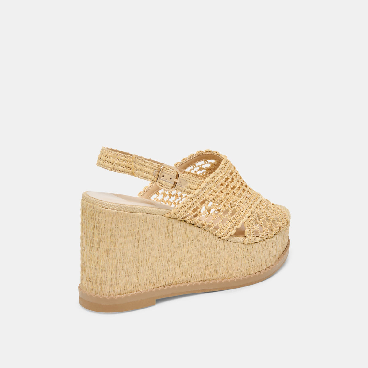 DEXLER WEDGES LT NATURAL WOVEN RAFFIA | Dolce Vita