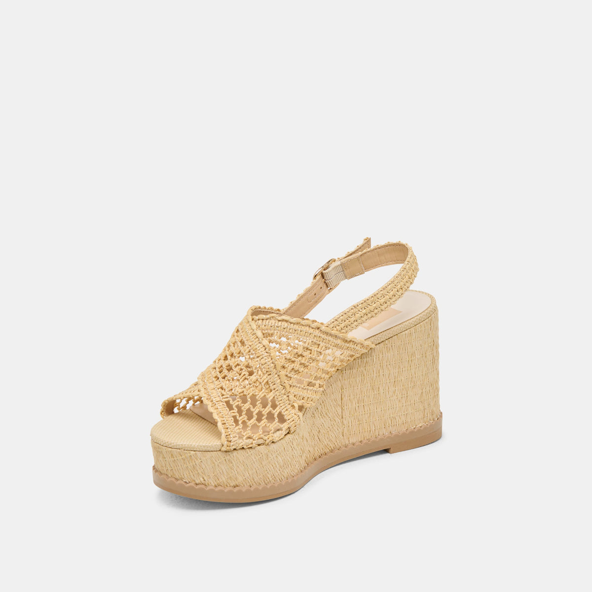DEXLER WEDGES LT NATURAL WOVEN RAFFIA | Dolce Vita