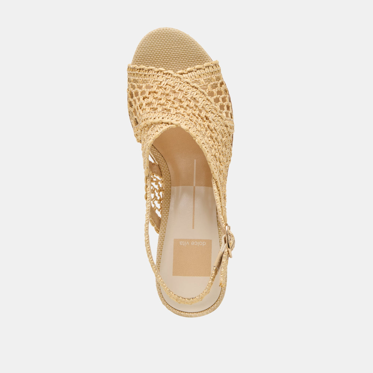 DEXLER WEDGES LT NATURAL WOVEN RAFFIA | Dolce Vita