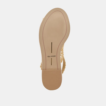 DEXLER WEDGES LT NATURAL WOVEN RAFFIA | Dolce Vita