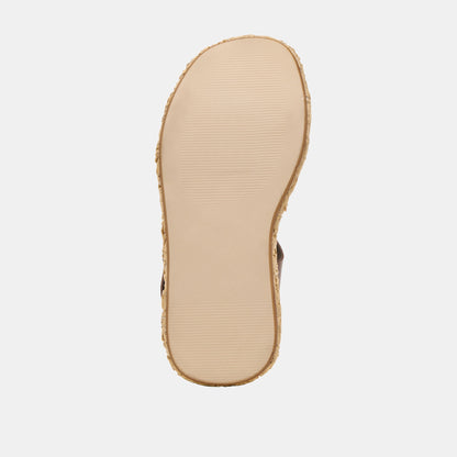 Auri Dk Brown Leather Wedges | Dolce Vita