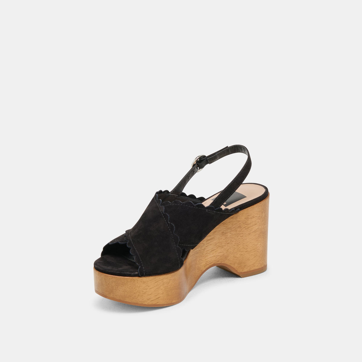 DILION WEDGES BLACK NUBUCK | Dolce Vita