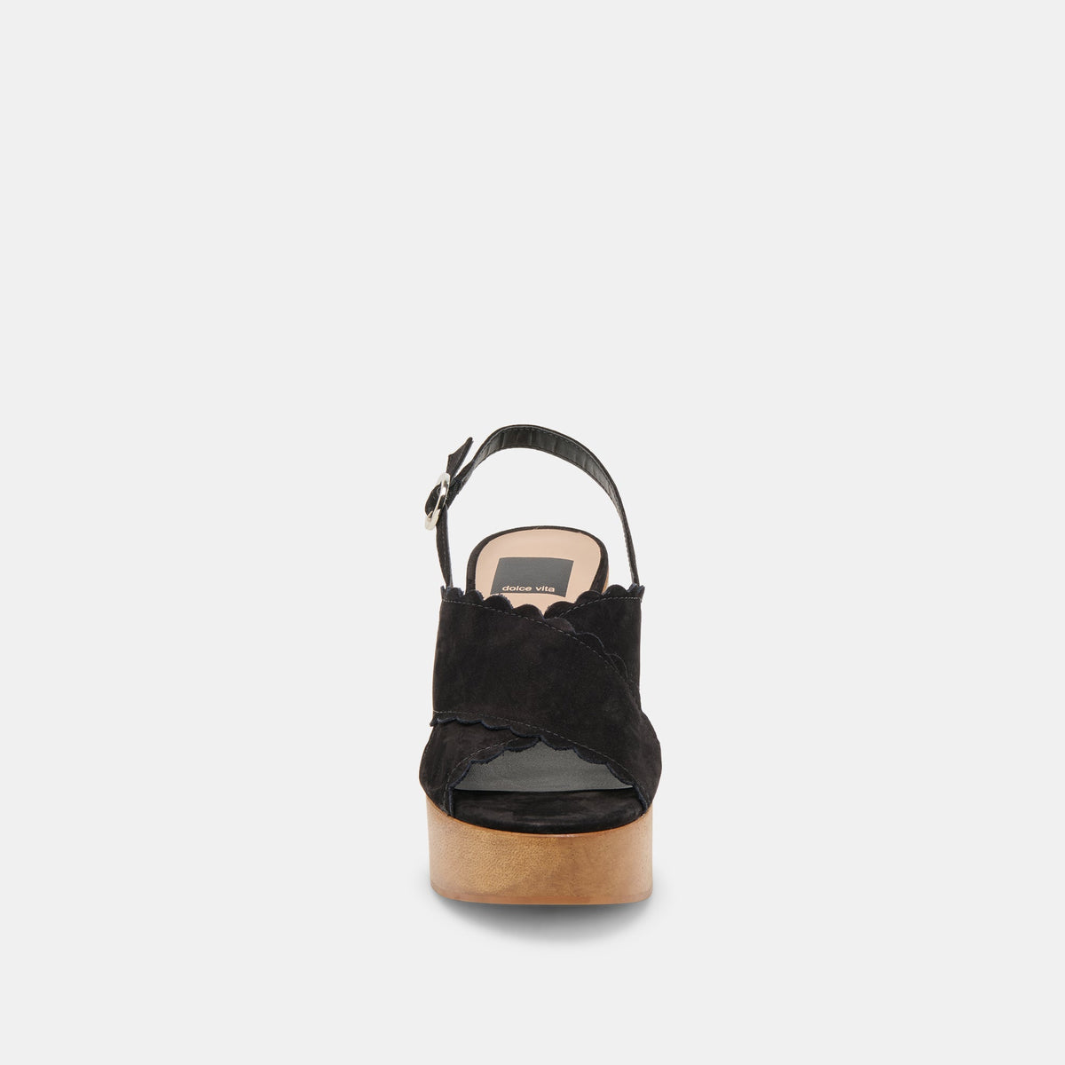 DILION WEDGES BLACK NUBUCK | Dolce Vita