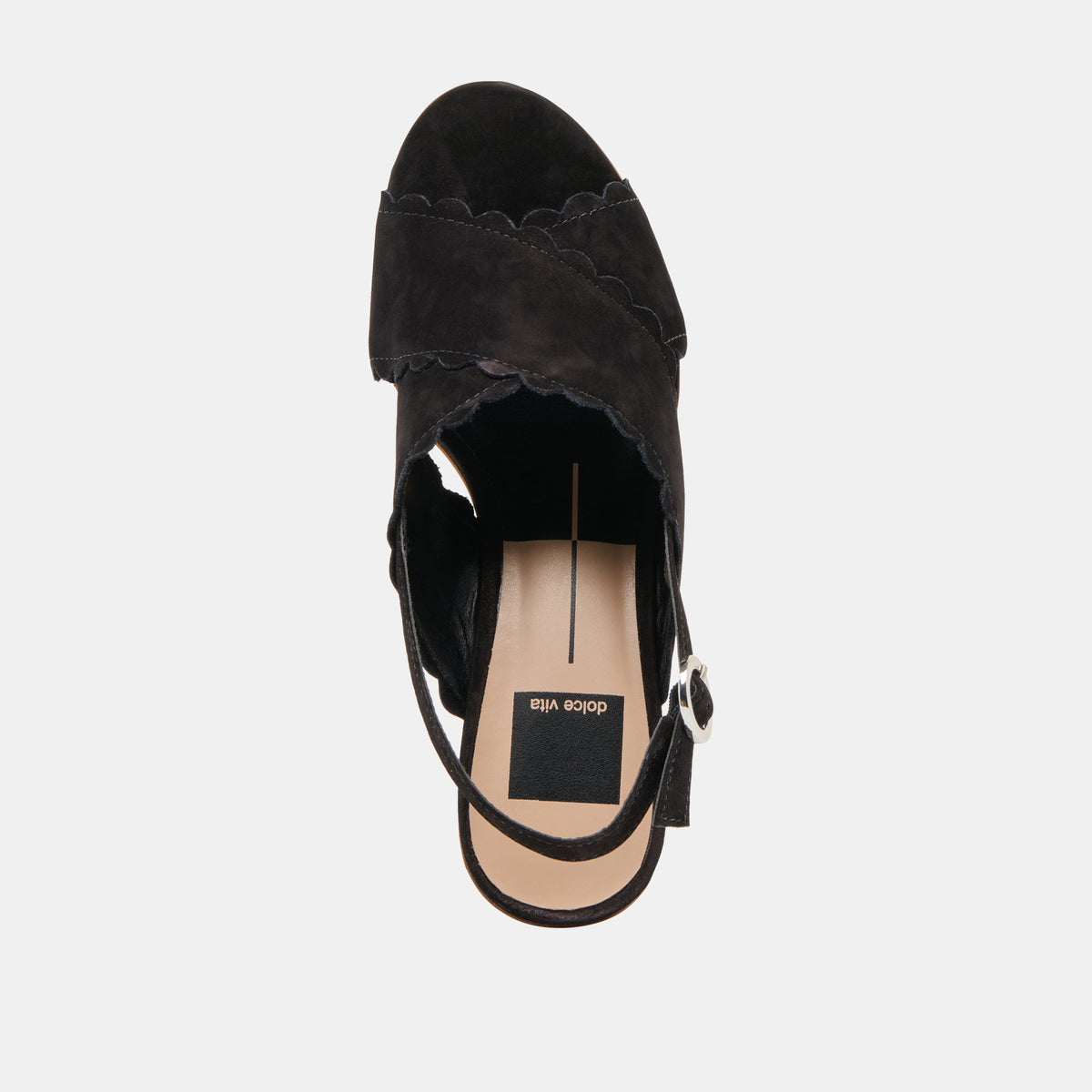 DILION WEDGES BLACK NUBUCK | Dolce Vita