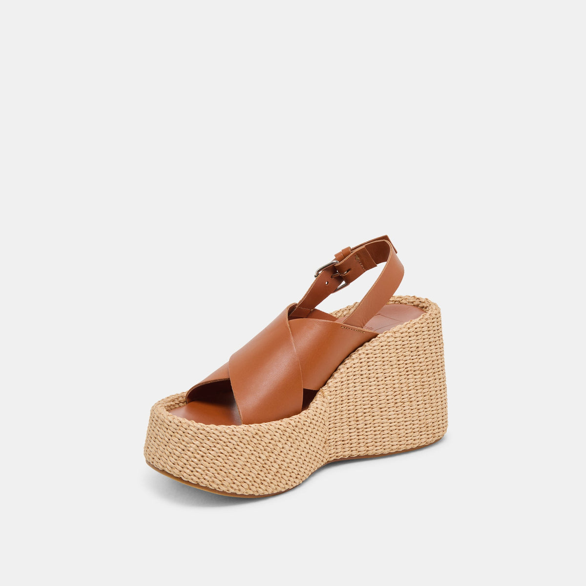SKYLAR WEDGES BROWN LEATHER | Dolce Vita