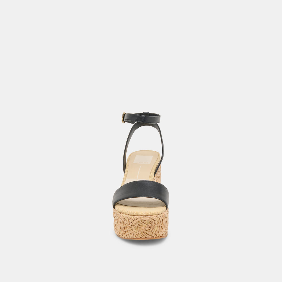 TALISA WEDGES BLACK LEATHER | Dolce Vita
