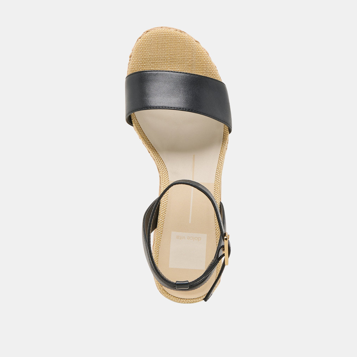 TALISA WEDGES BLACK LEATHER | Dolce Vita