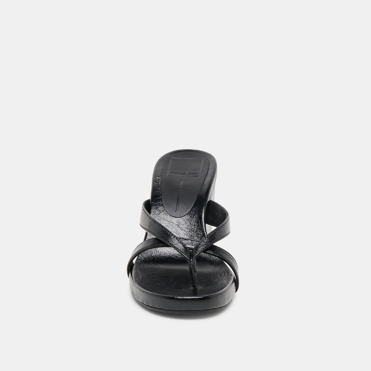 Helan Black Leather Wedges | Dolce Vita