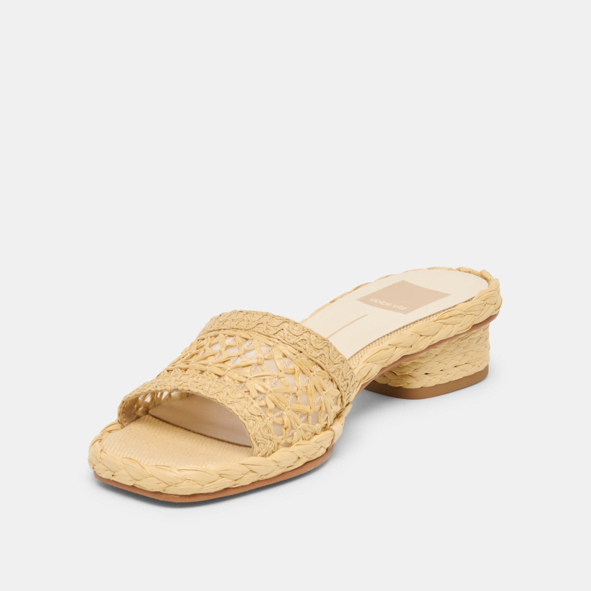 Dixi Lt Natural Cross Hatch Raffia Sandals | Dolce Vita