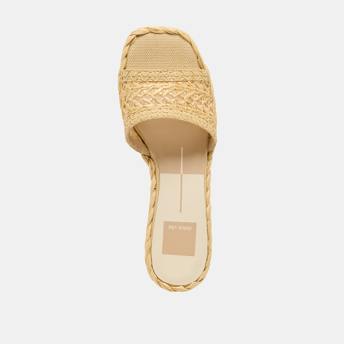 Dixi Lt Natural Cross Hatch Raffia Sandals | Dolce Vita