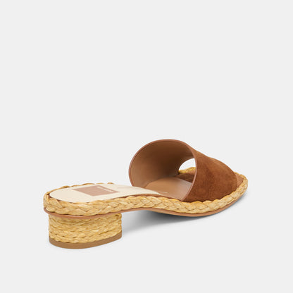 Dixi Brown Suede Sandals | Dolce Vita