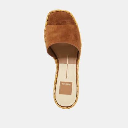 Dixi Brown Suede Sandals | Dolce Vita