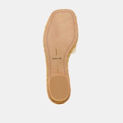 Dixi Platinum Leather Sandals | Dolce Vita
