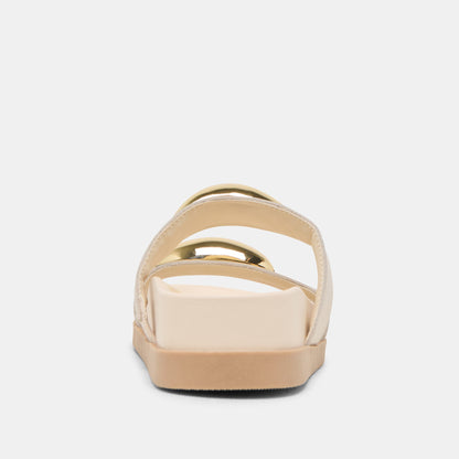 Satine Bone Leather Sandals | Dolce Vita