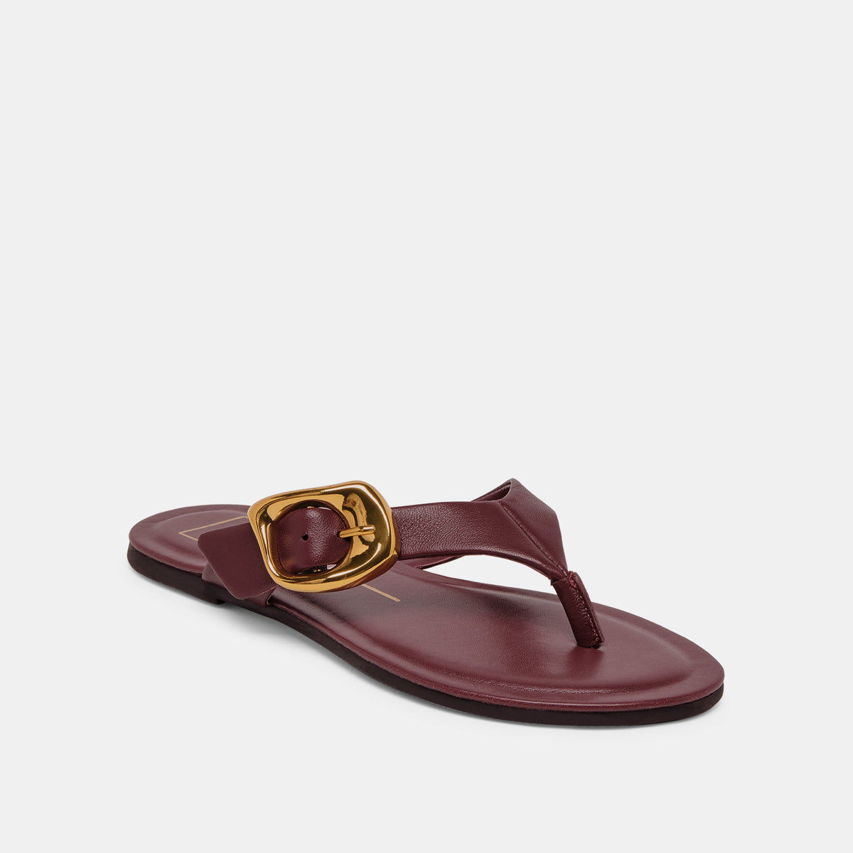 Rossa Burgundy Leather Sandals | Dolce Vita