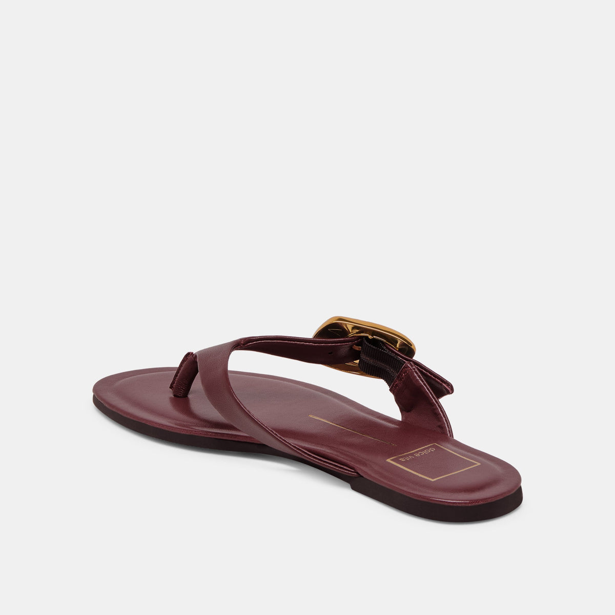 Rossa Burgundy Leather Sandals | Dolce Vita