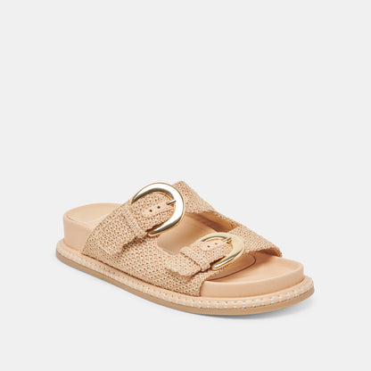 SHAUNY SANDALS NATURAL RAFFIA | Dolce Vita