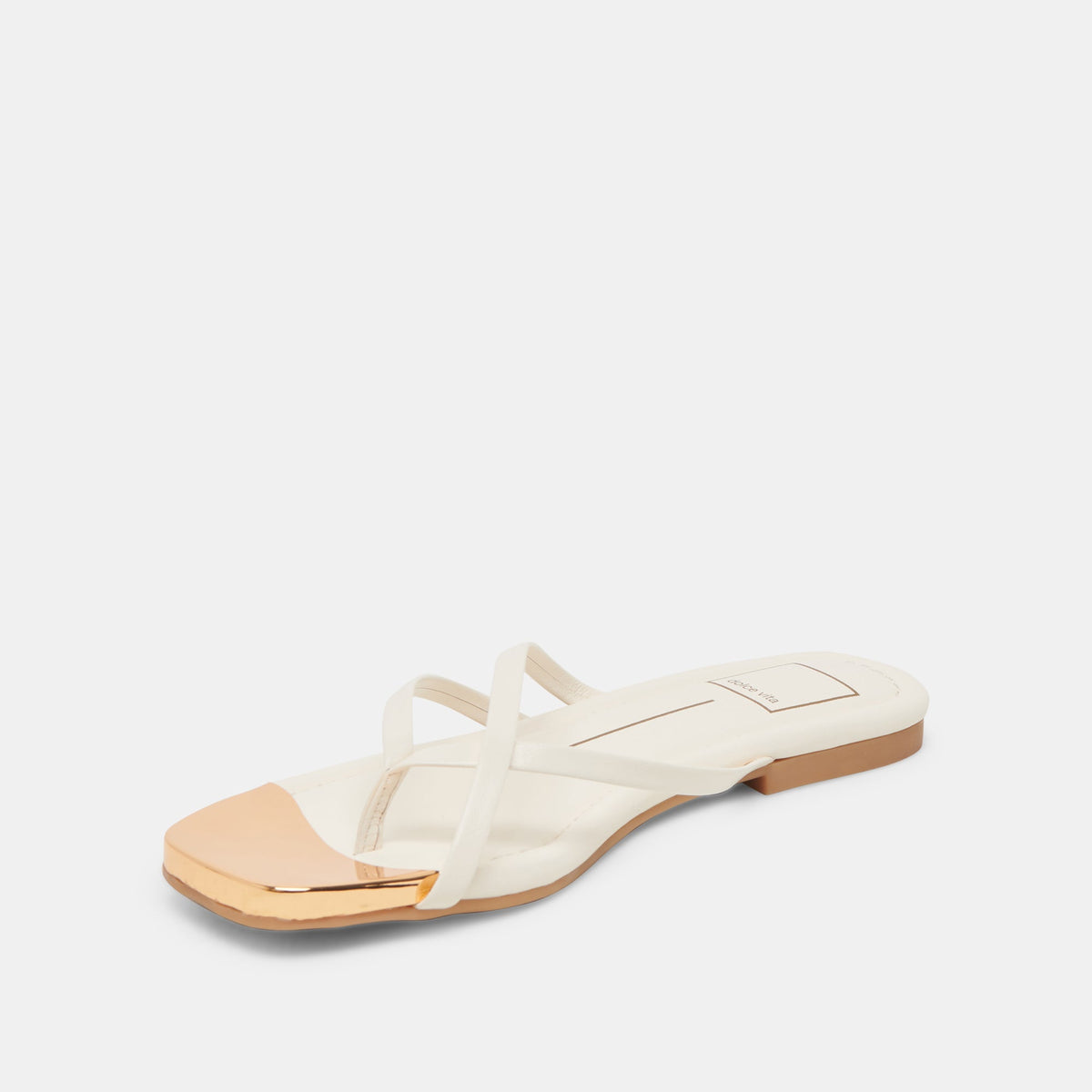 Laguna Off White Leather Sandals | Dolce Vita