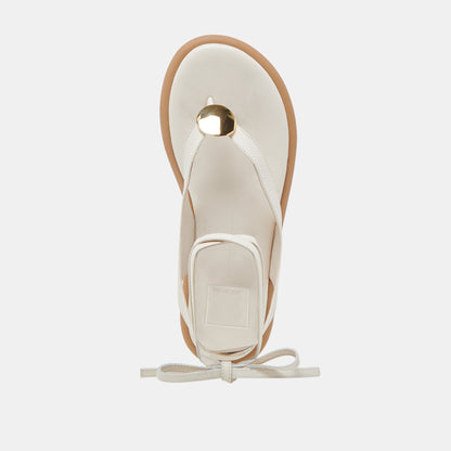 JUDY SANDALS BONE LEATHER | Dolce Vita