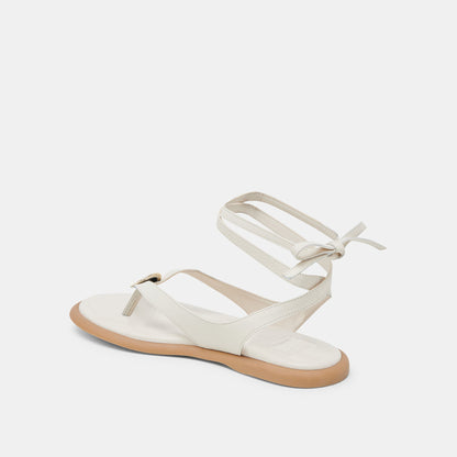 JUDY SANDALS BONE LEATHER | Dolce Vita
