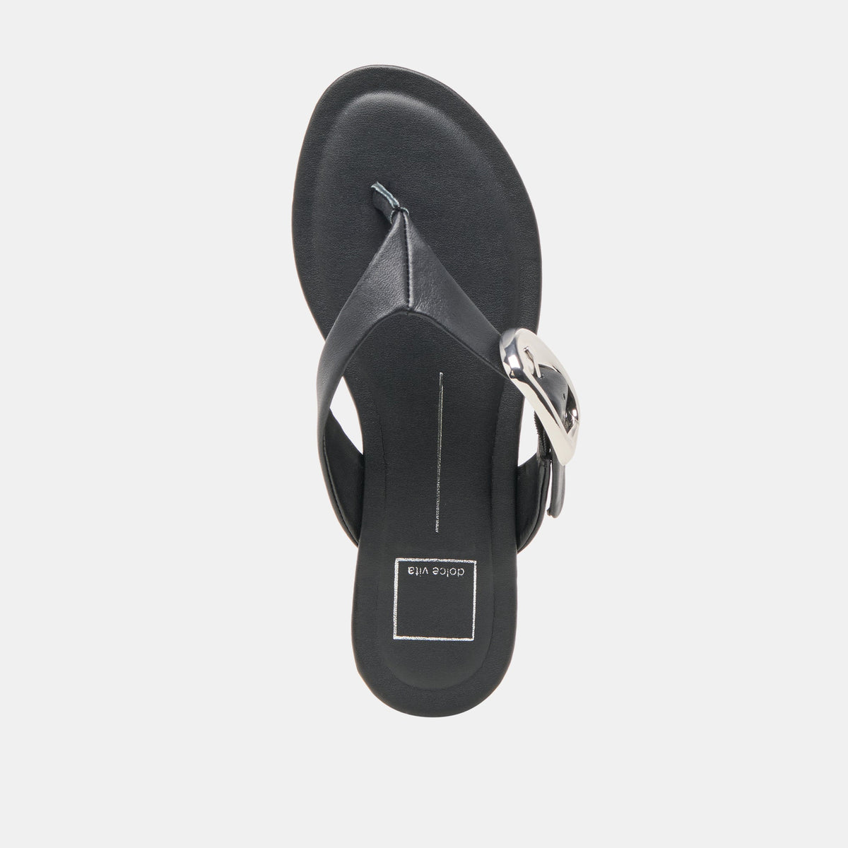 Rossa Black Leather Sandals | Dolce Vita