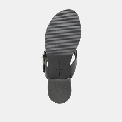 Rossa Black Leather Sandals | Dolce Vita