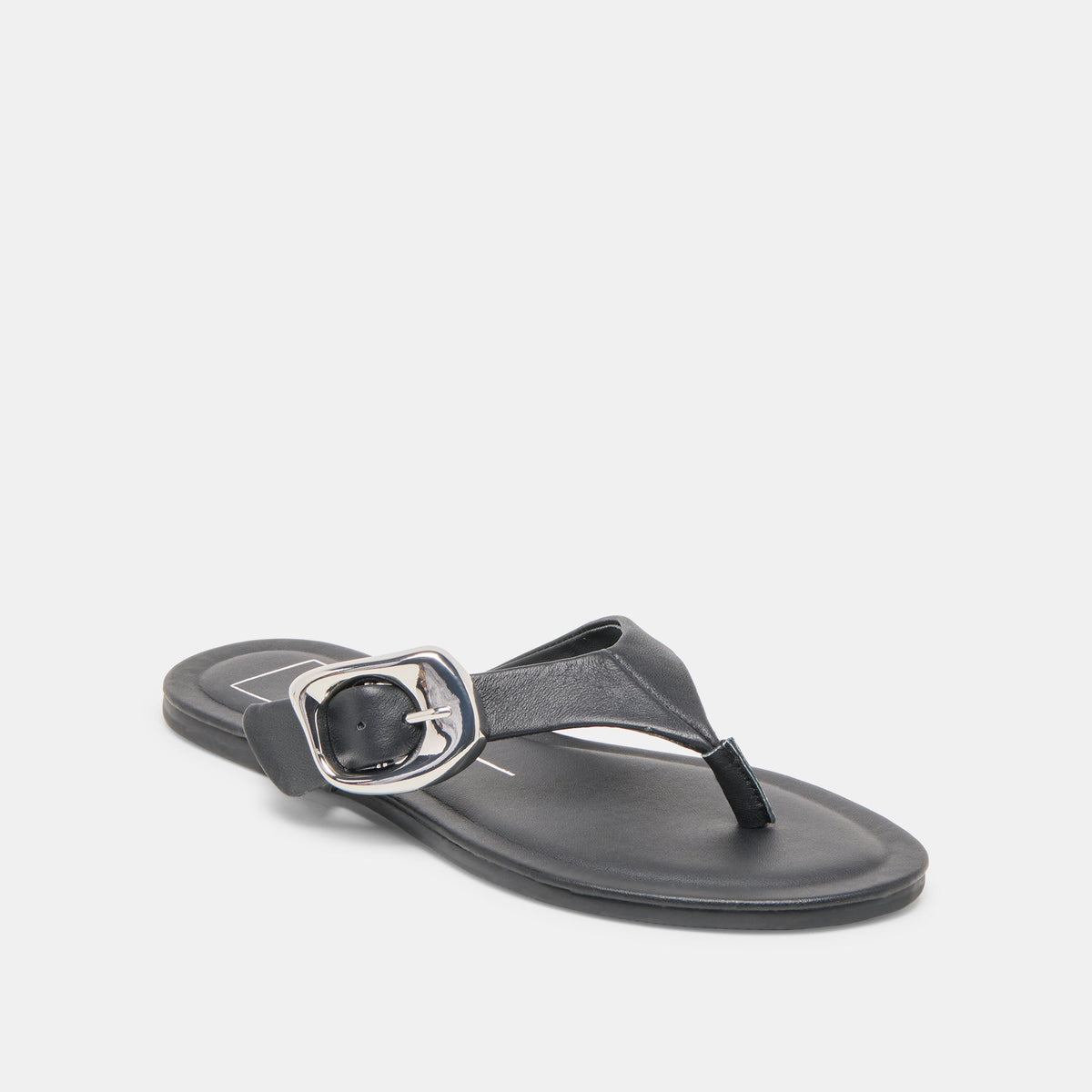 Rossa Black Leather Sandals | Dolce Vita