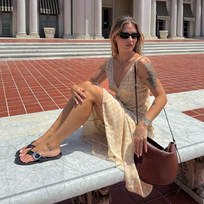 Rossa Black Leather Sandals | Dolce Vita
