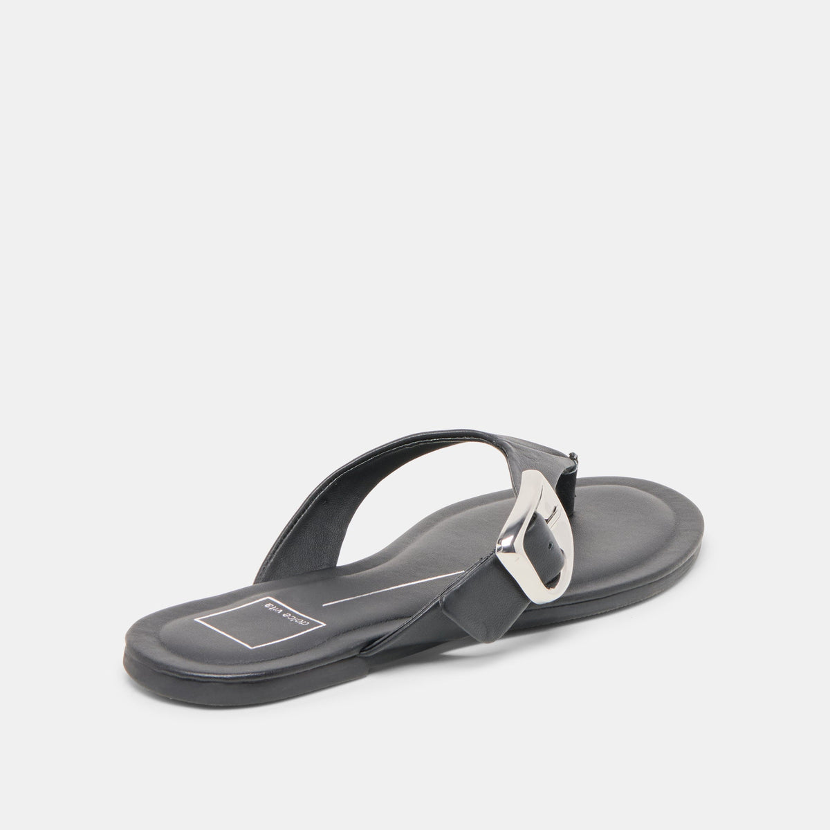 Rossa Black Leather Sandals | Dolce Vita