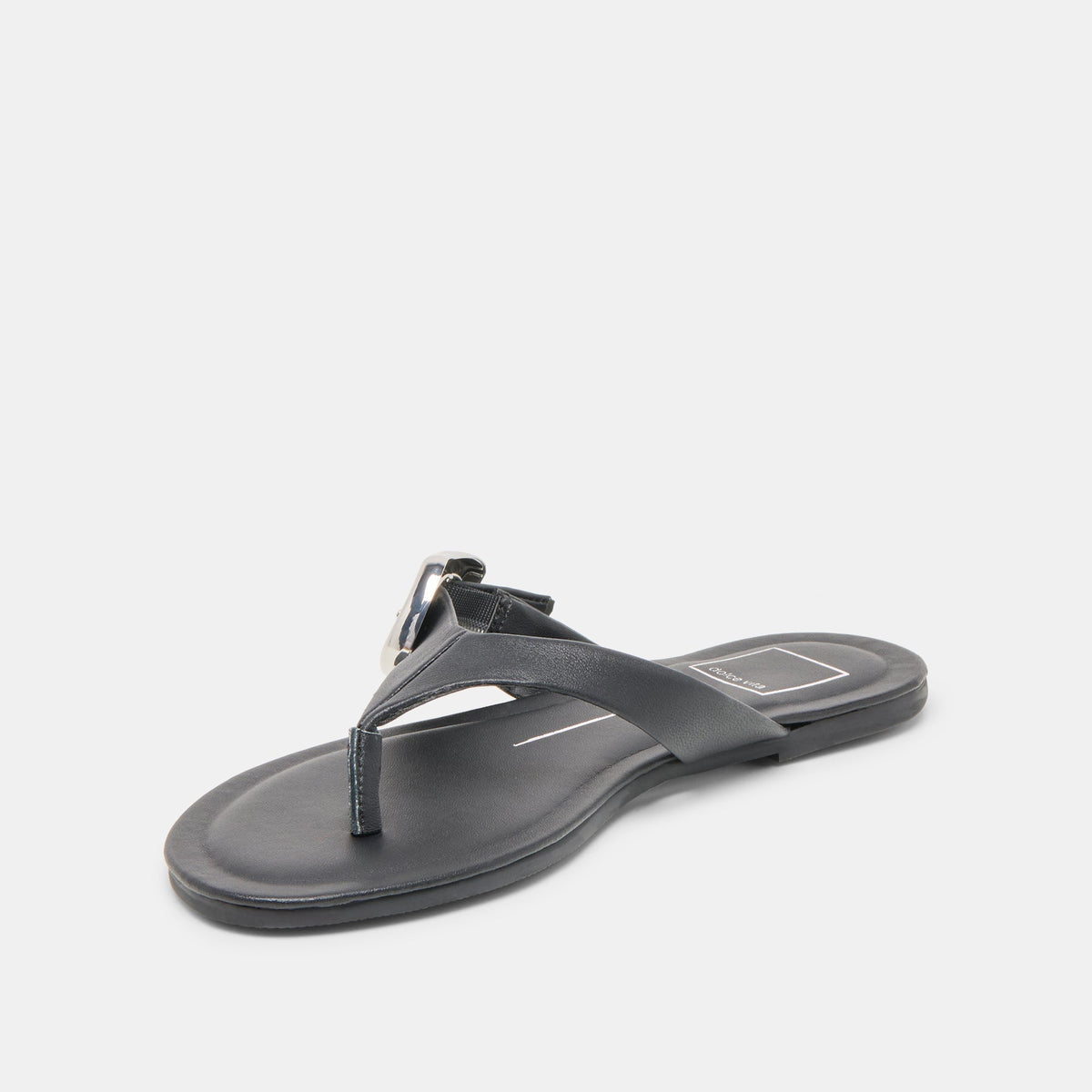 Rossa Black Leather Sandals | Dolce Vita