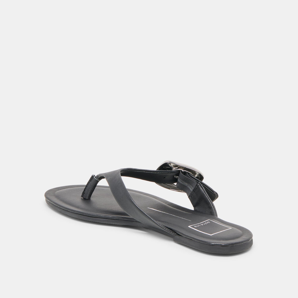 Rossa Black Leather Sandals | Dolce Vita