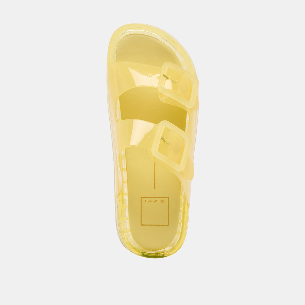 Julio Lemon Vinyl Sandals | Dolce Vita