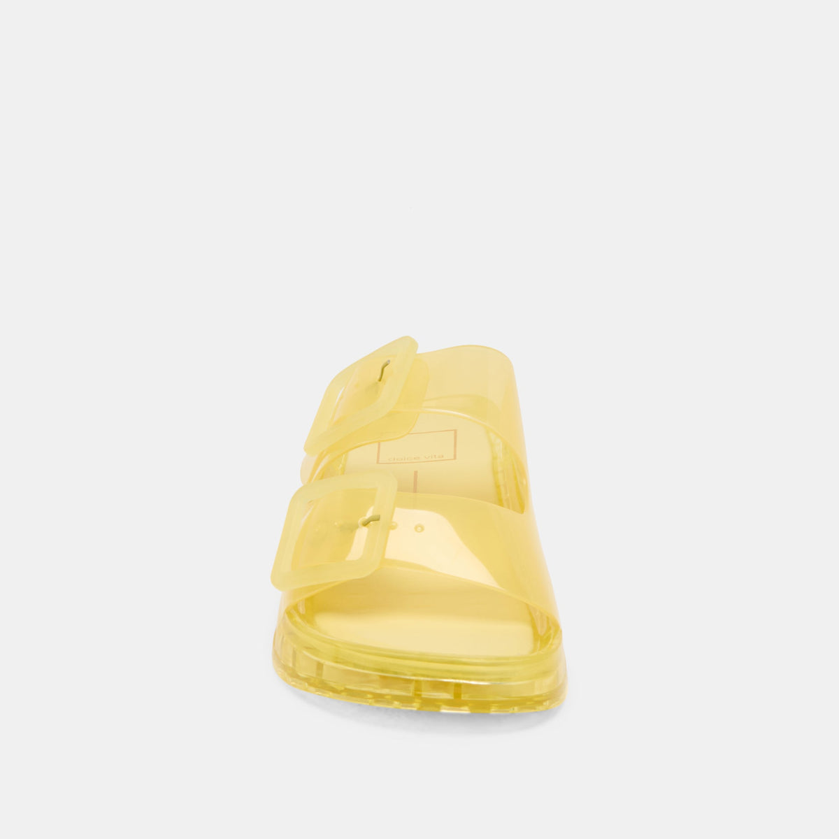 Julio Lemon Vinyl Sandals | Dolce Vita