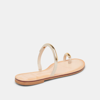 WINK SANDALS BONE LEATHER | Dolce Vita