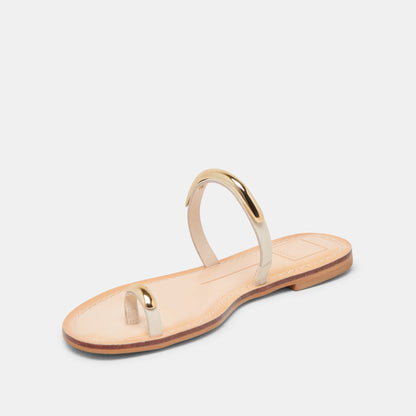 WINK SANDALS BONE LEATHER | Dolce Vita