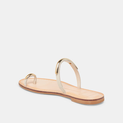 WINK SANDALS BONE LEATHER | Dolce Vita