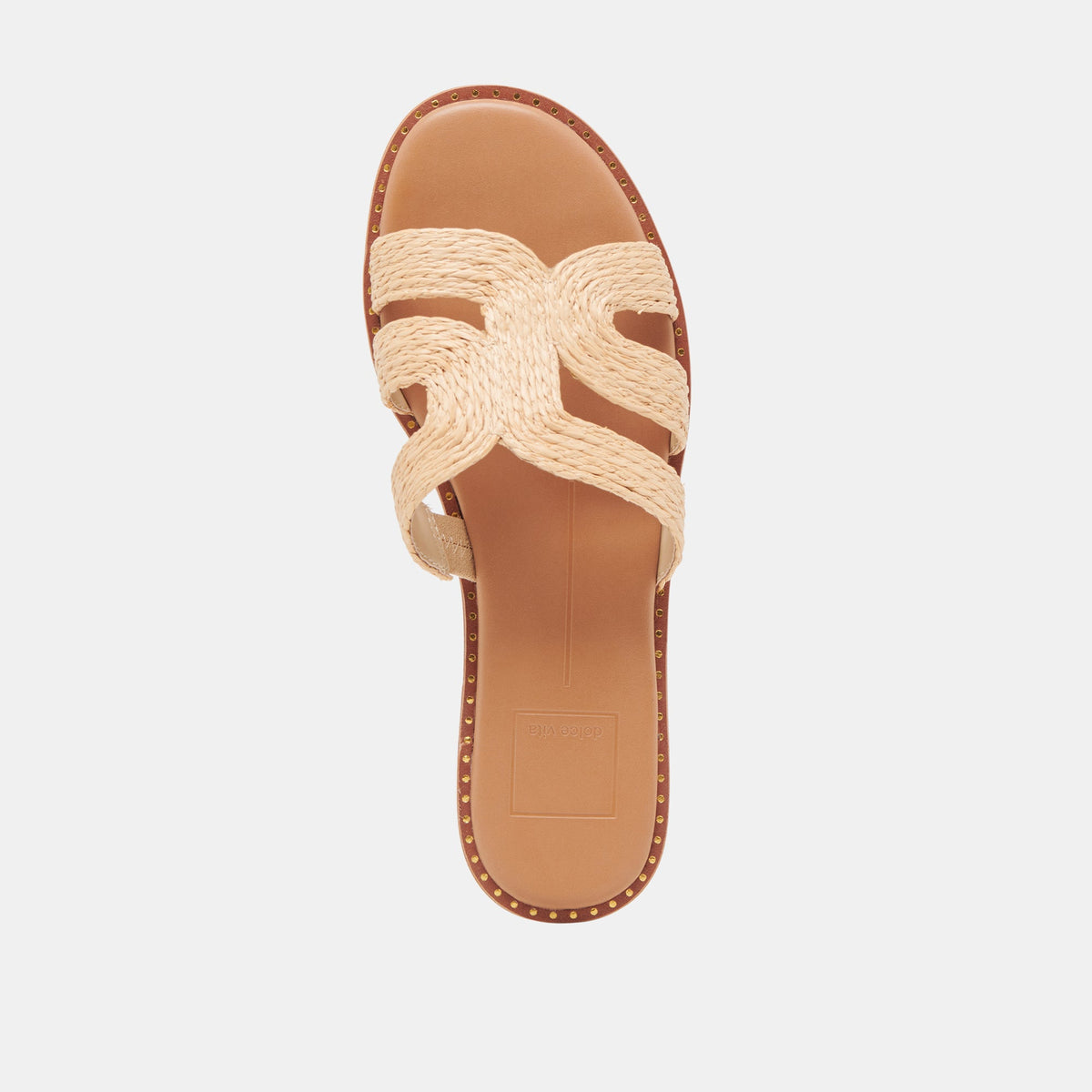 EMON WIDE SANDALS LT NATURAL RAFFIA | Dolce Vita