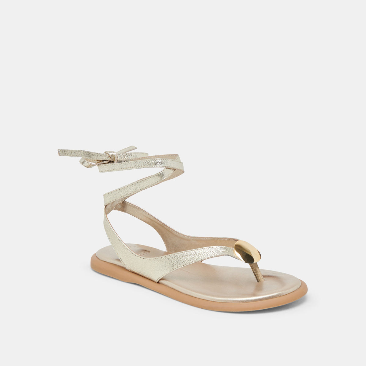 JUDY SANDALS LIGHT GOLD LEATHER | Dolce Vita