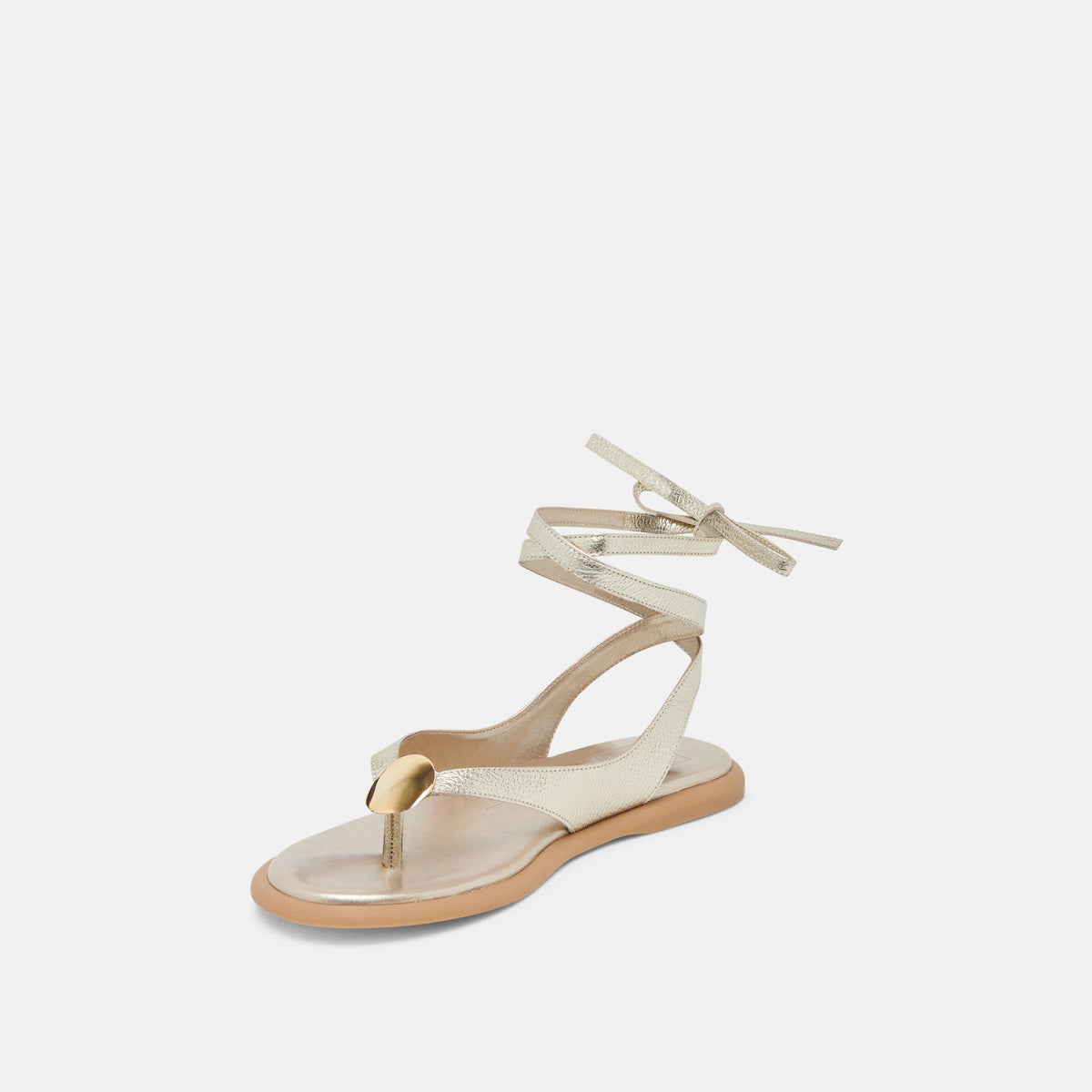 JUDY SANDALS LIGHT GOLD LEATHER | Dolce Vita