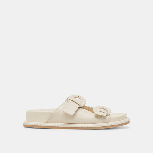 SHAUNY SANDALS BONE LEATHER | Dolce Vita