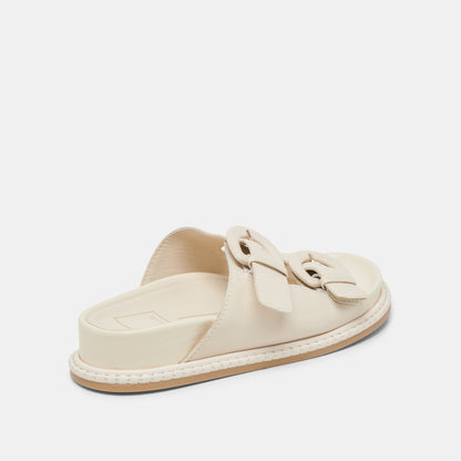 SHAUNY SANDALS BONE LEATHER | Dolce Vita