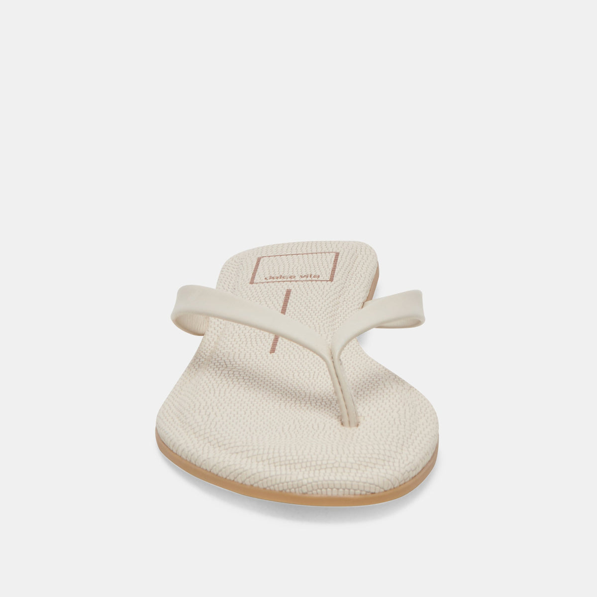 LAYNEY SANDALS IVORY LEATHER | Dolce Vita