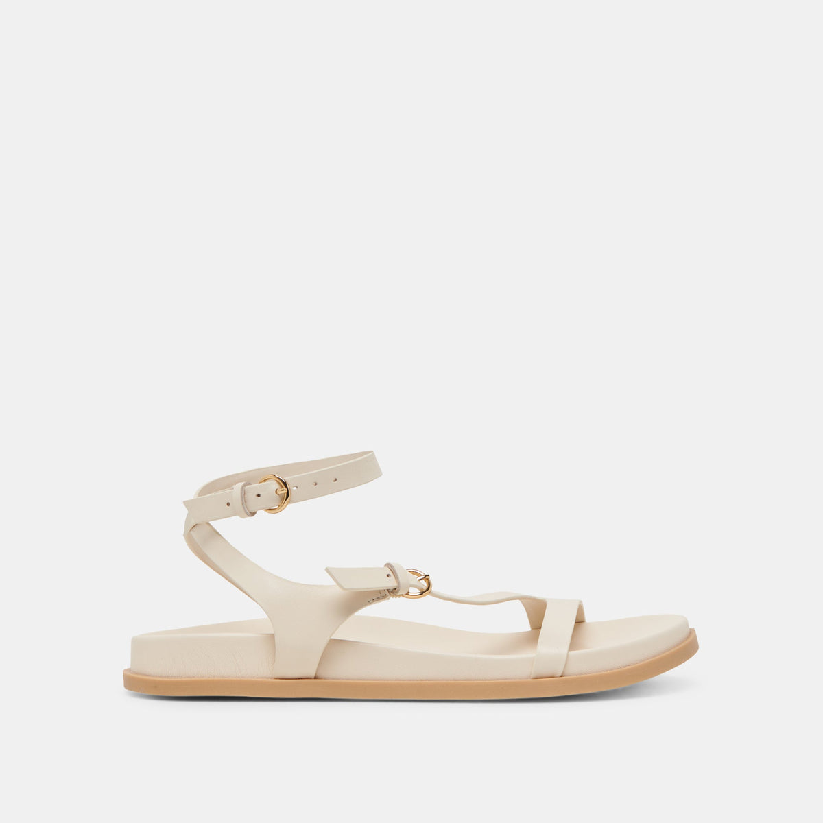 DARLIS SANDALS BONE LEATHER | Dolce Vita