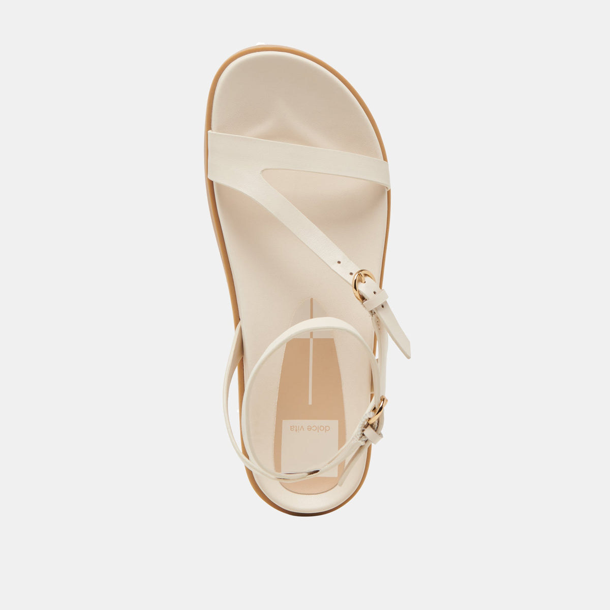 DARLIS SANDALS BONE LEATHER | Dolce Vita