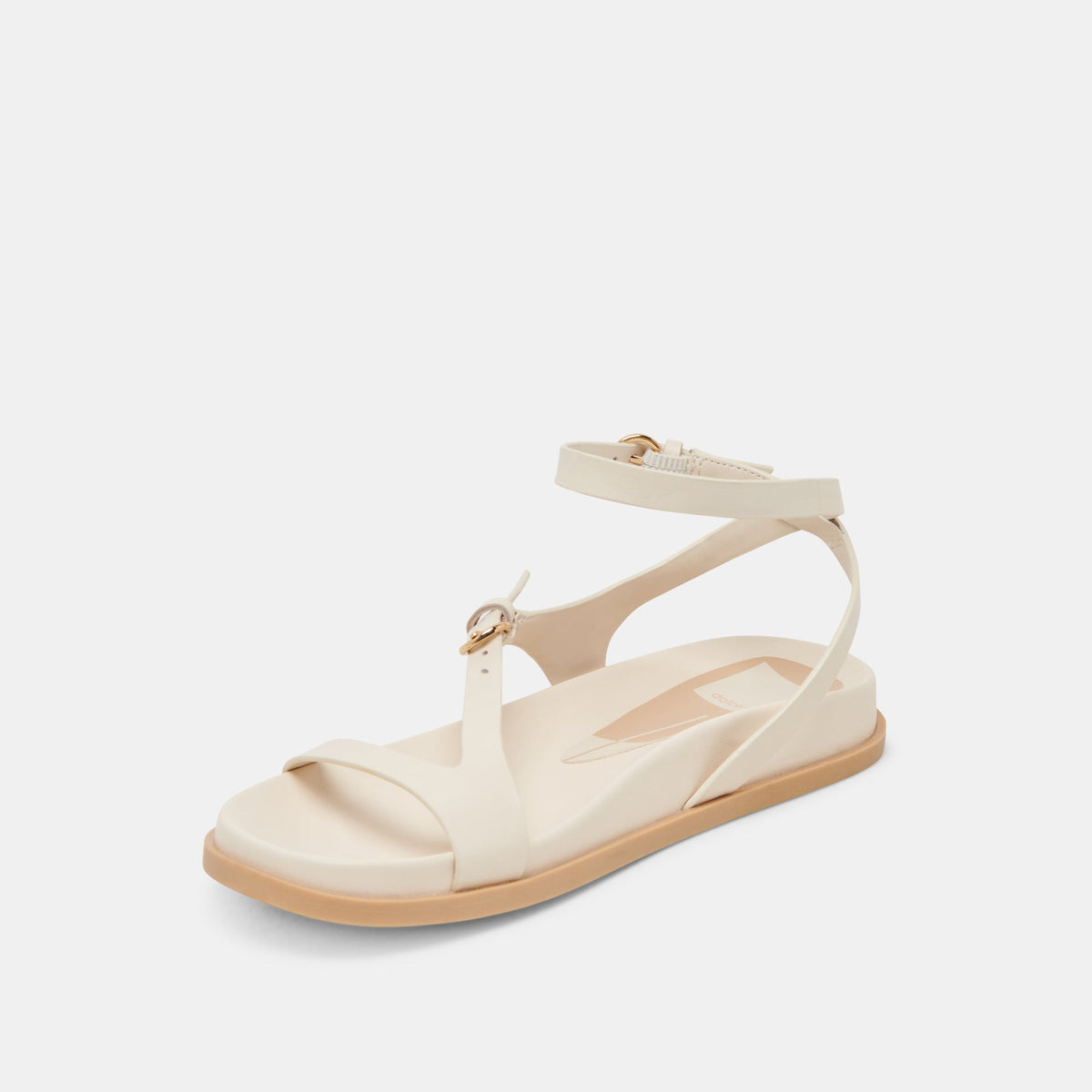DARLIS SANDALS BONE LEATHER | Dolce Vita